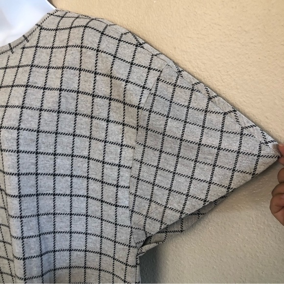 Zara Trafaluc Woman’s Checkered Lagenlook Midi Dress Size L - Picture 3 of 10